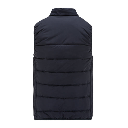QUILTED GILET - BLACK
