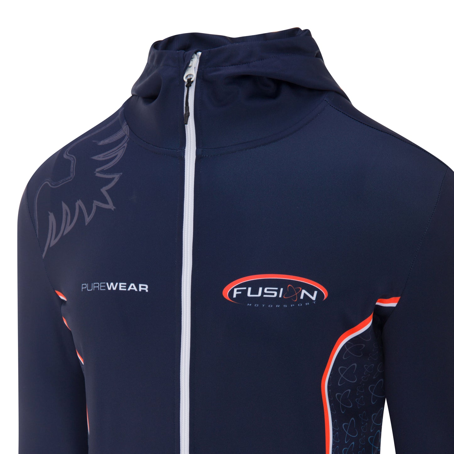 FULL ZIPPED FLEECE W HOOD