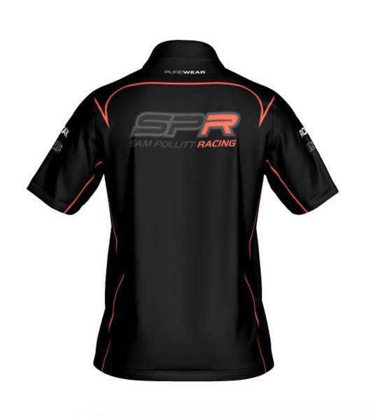 SPR POLO SHIRT - BLACK