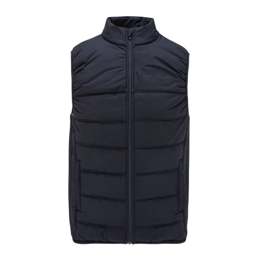 QUILTED GILET - NAVY