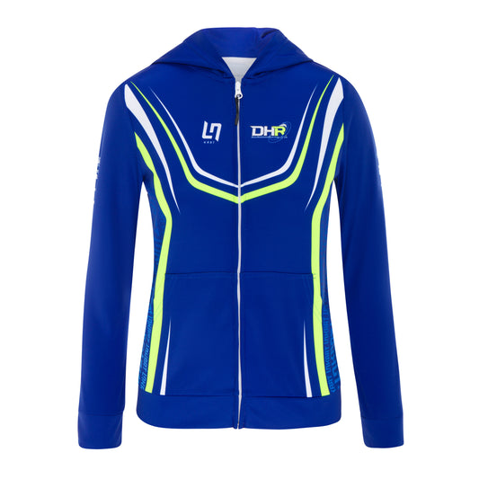 Purewear full zip fleece W hood Dan Holland Racing edition with custom sublimation team branding
