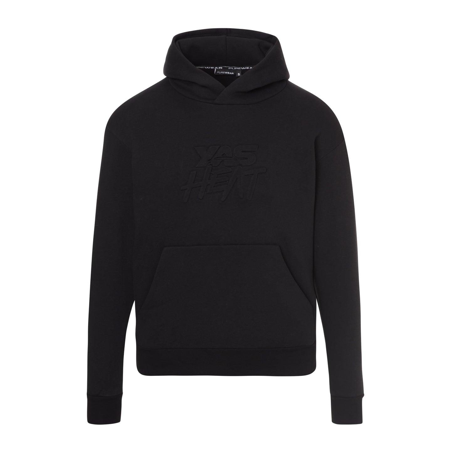 Black hoodie on a white background
