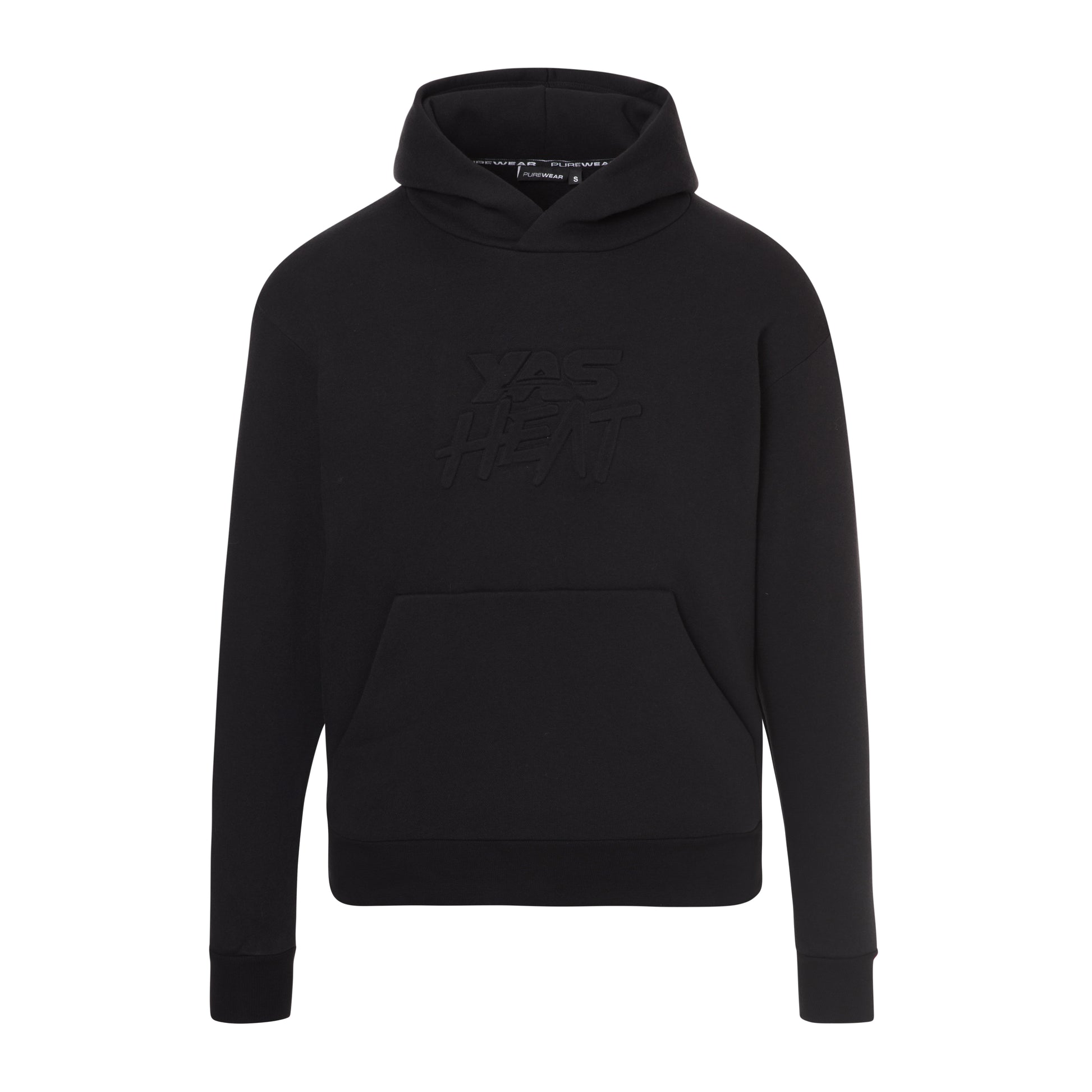 Black hoodie on a white background