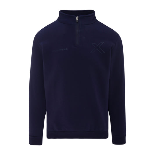 COTTON QUARTER ZIP