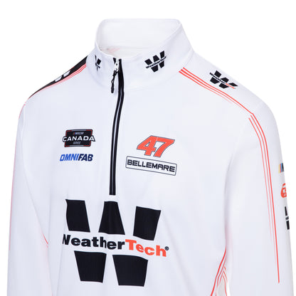 Purewear quarter zip fleece Weather Tech edition with custom sublimation team branding