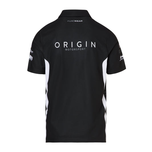 Purewear signature pique polo Origin Motorsports edition with custom team branding