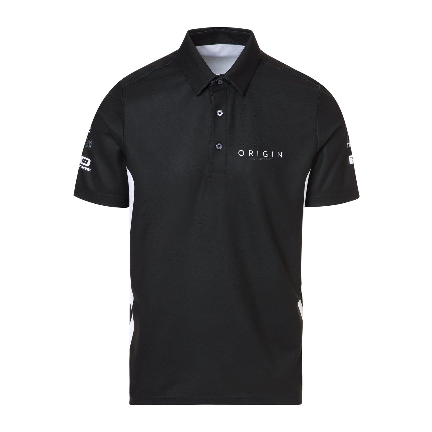Purewear signature pique polo Origin Motorsports edition with custom team branding