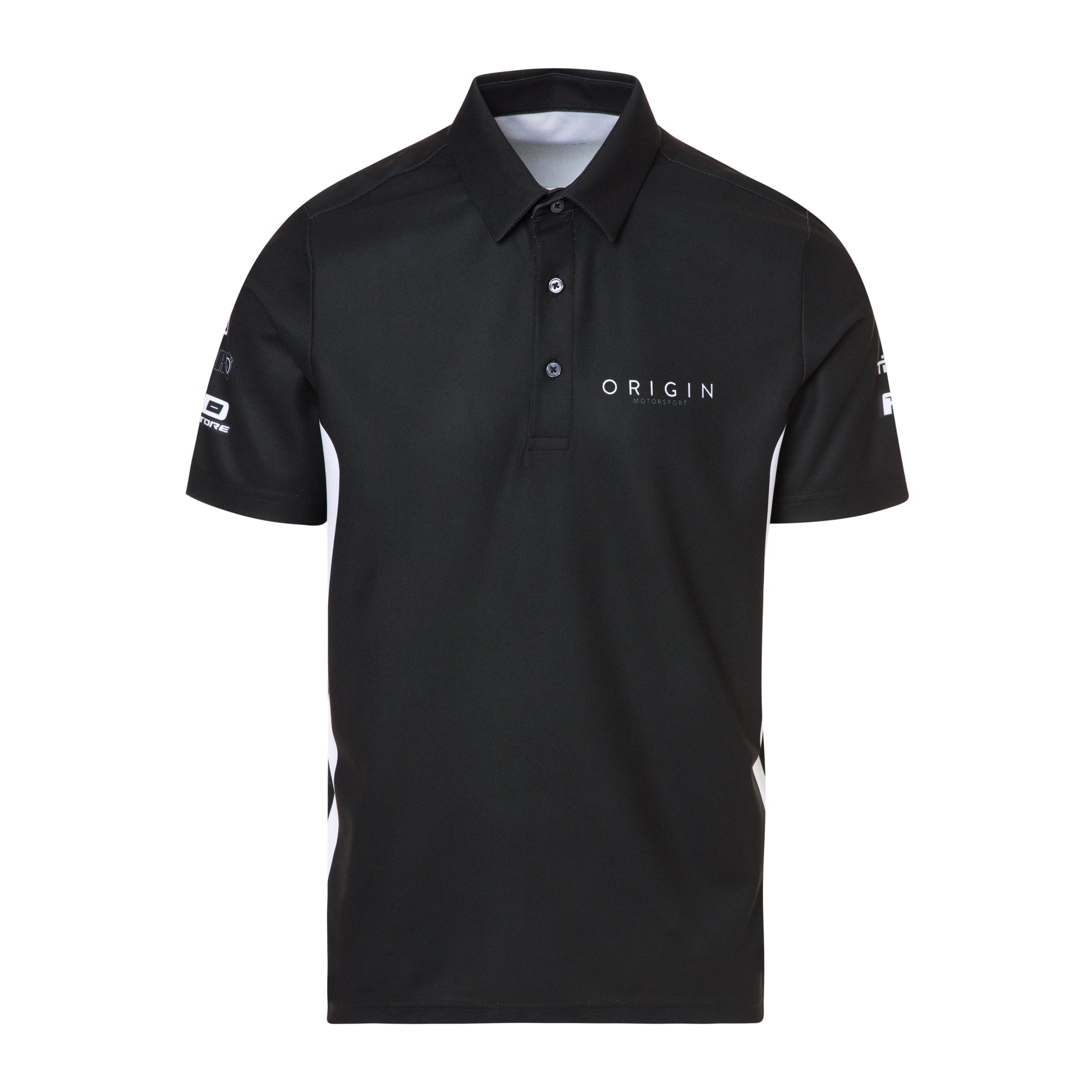 Purewear signature pique polo Origin Motorsports edition with custom team branding