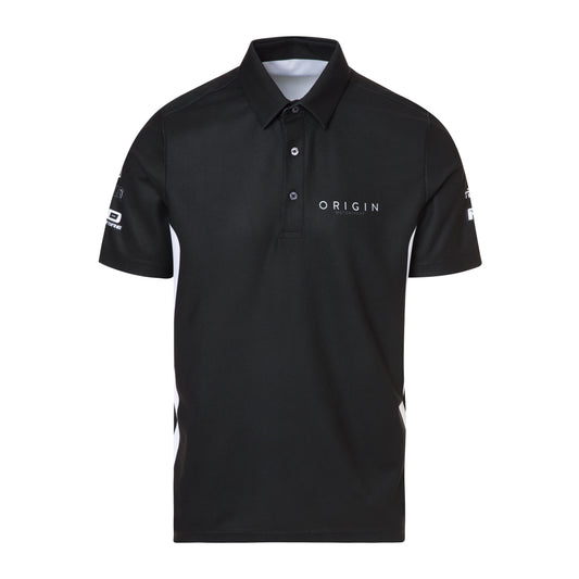 Purewear signature pique polo Origin Motorsports edition with custom team branding