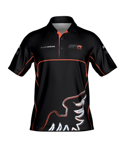 SPR POLO SHIRT - BLACK