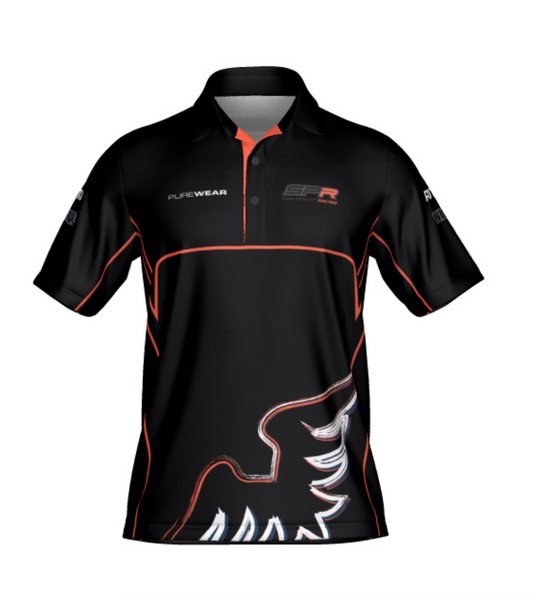 SPR POLO SHIRT - BLACK